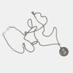 Silver Roper Necklace 14 Silver Roper Necklace -SERGE DENIMES Shop Silver Roper Necklace Grey 3