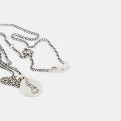 Silver Rose Necklace 16 Silver Rose Necklace -SERGE DENIMES Shop Silver Rose Necklace Grey 4