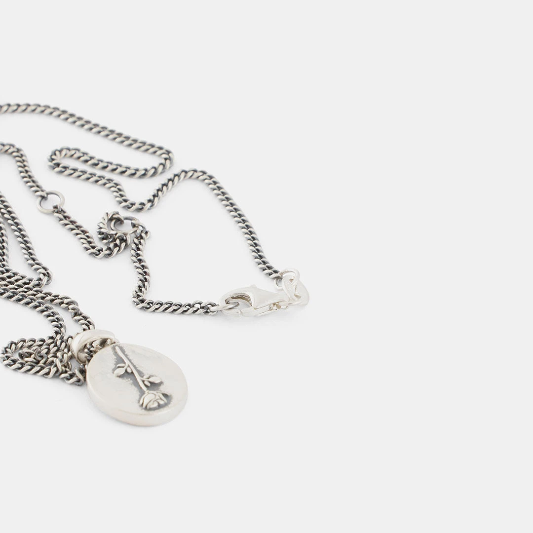 Silver Rose Necklace 8 Silver Rose Necklace - Image 6