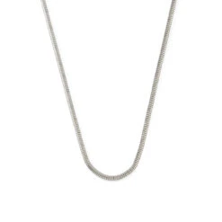 Silver Rounded Snake Chain