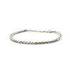 Silver 5mm Curb Bracelet 1 Silver 5mm Curb Bracelet -SERGE DENIMES Shop Silver Scale Bracelet Product Shot