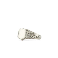 SERGE DENIMES Shop 52 SERGE DENIMES Shop -SERGE DENIMES Shop Silver Shield Ring White 2 aa9adc93 981f 4ad6 89f6 6f633aa81b36
