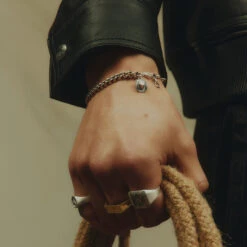 Silver Stetson Bracelet -SERGE DENIMES Shop Silver Steston Brace et