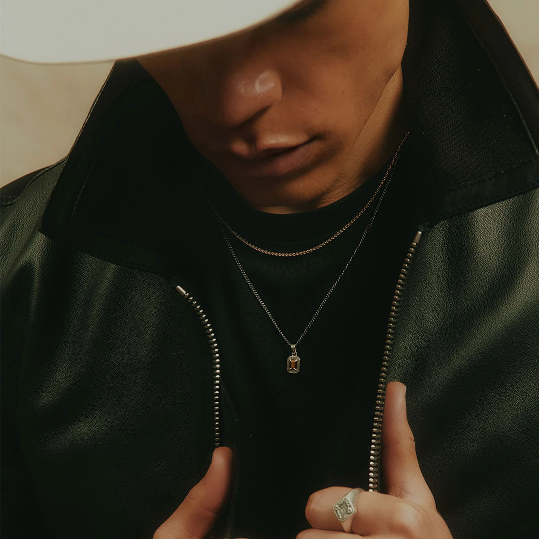 Silver Tigers Eye Blush Necklace 9 Silver Tigers Eye Blush Necklace - Image 7