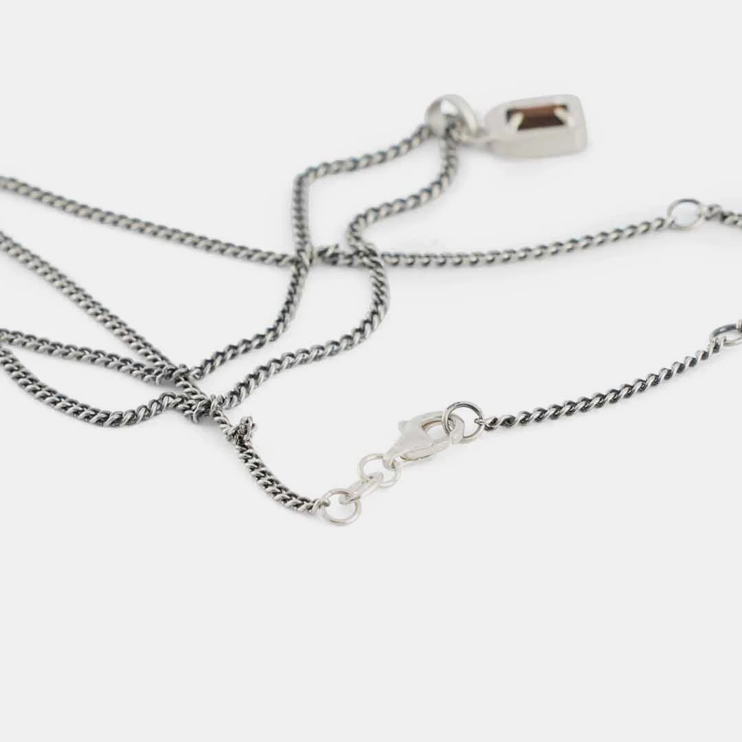 Silver Tigers Eye Blush Necklace 8 Silver Tigers Eye Blush Necklace - Image 6