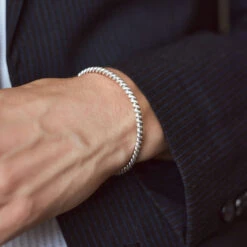 Silver Twist Cuff 17 Silver Twist Cuff -SERGE DENIMES Shop Silver Twist Bangle