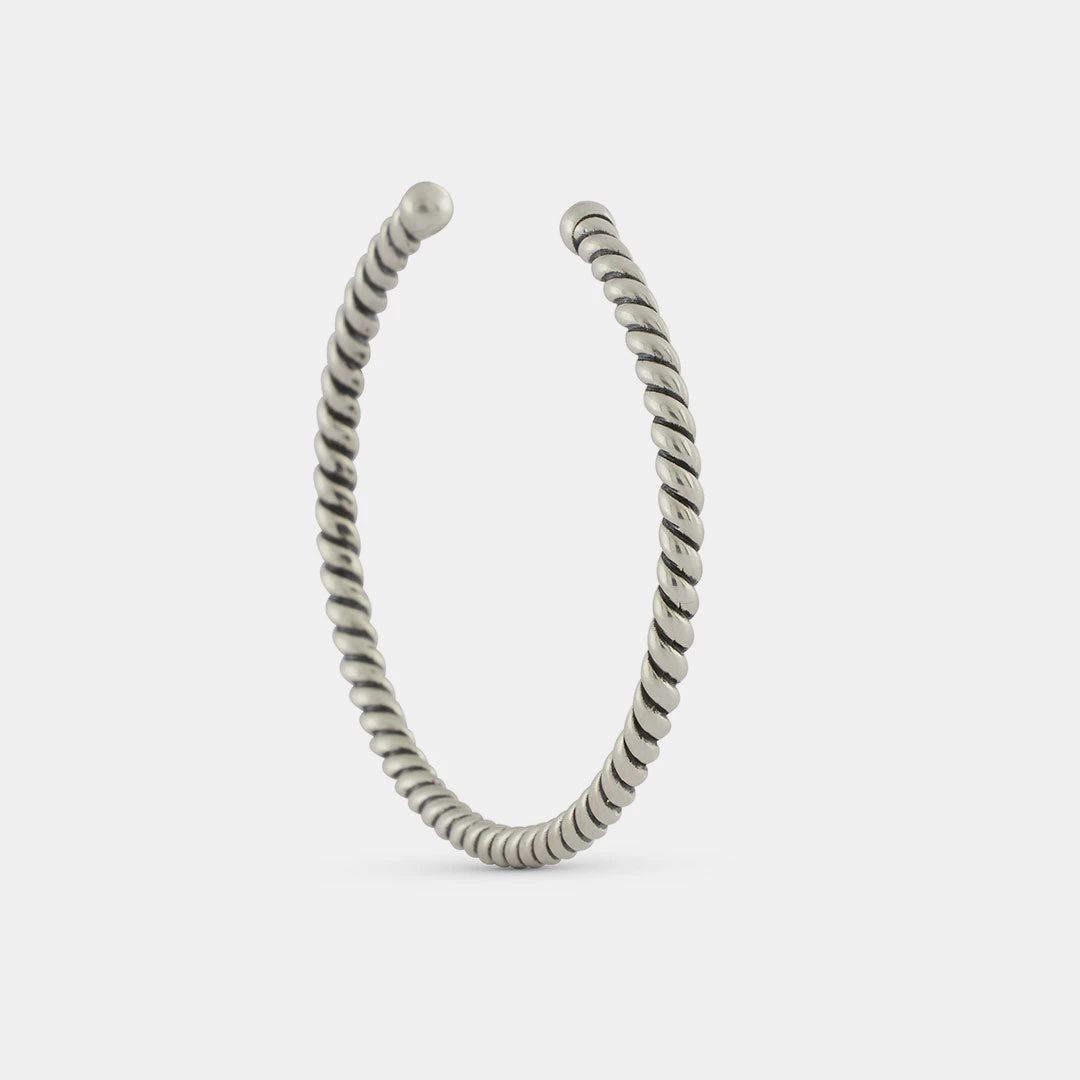 Silver Twist Cuff 7 Silver Twist Cuff - Image 5