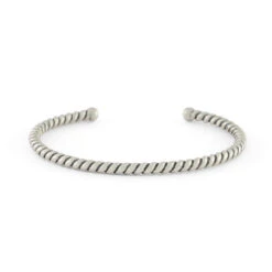 Silver Twist Cuff