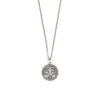 Silver Vitruvian Necklace -SERGE DENIMES Shop Silver Vitruvian Man Necklace Product Shot White