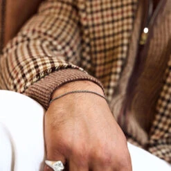 Silver Wheat Chain Bracelet 14 Silver Wheat Chain Bracelet -SERGE DENIMES Shop Silver Wheat Bracelet