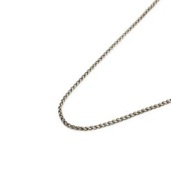 Silver Wheat Chain 11 Silver Wheat Chain -SERGE DENIMES Shop Silver Wheat Chain White 2