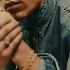 Gold Tigers Eye Blush Necklace 16 Gold Tigers Eye Blush Necklace -SERGE DENIMES Shop Tigers Eye Necklace